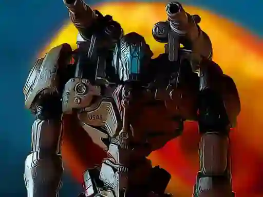 Logħba Metal Robot Puzzle onlajn