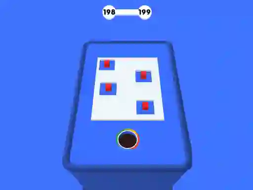Logħba Hole 3d Color Block Game onlajn