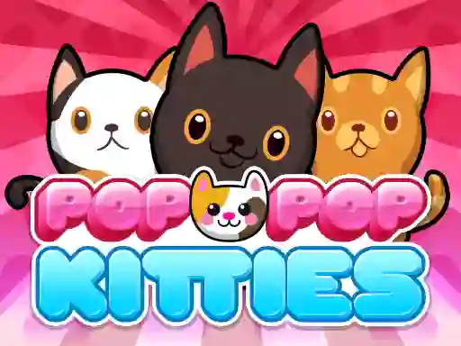 Logħba Pop-pop kitties onlajn