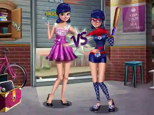 Logħba Princess vs Superhero onlajn