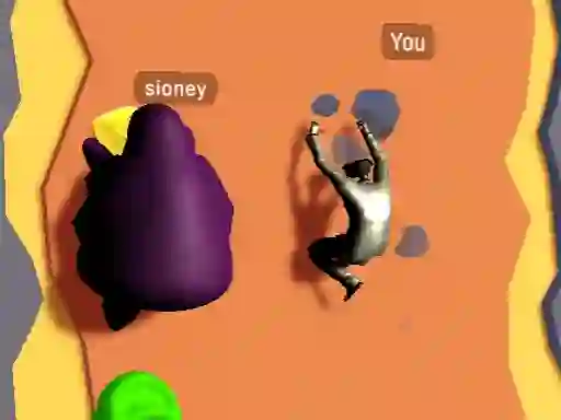 Logħba Skibidi vs Grimace Climber Race onlajn