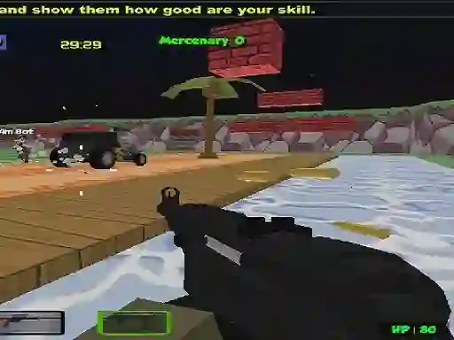 Logħba Blocky Combat Strike Zombie Multiplayer onlajn