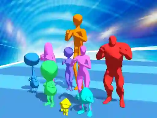 Logħba Stickman Crowd Fight onlajn