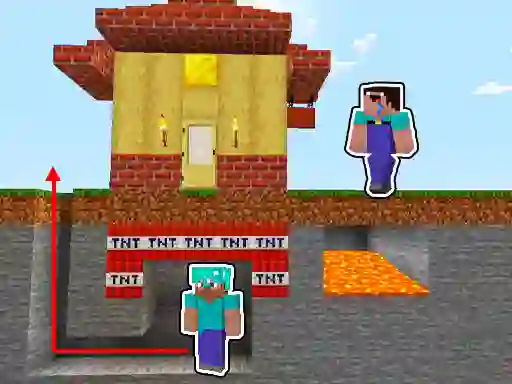Logħba Noob vs Pro Challenge onlajn