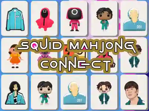 Logħba Squid Mahjong Connect onlajn