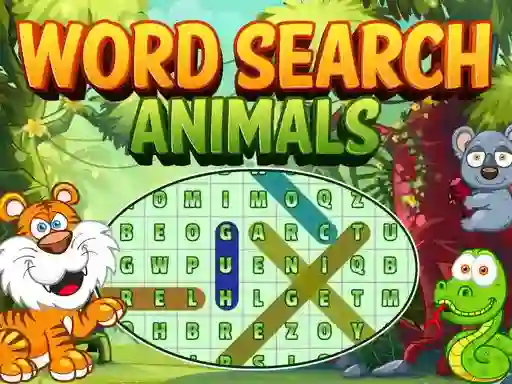 Logħba Word Search Animals onlajn