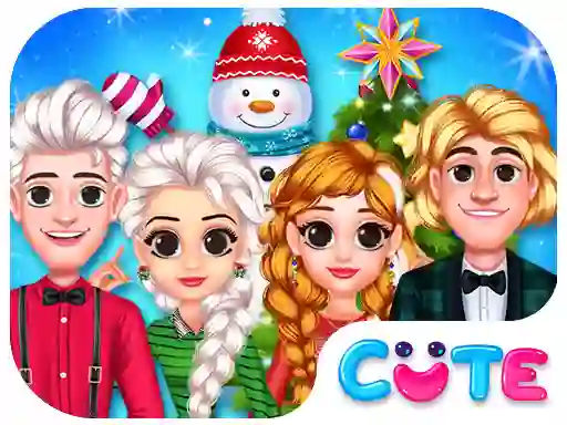 Logħba Frozen Princess Christmas Celebration onlajn