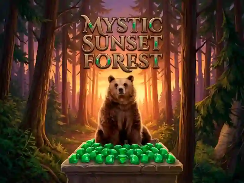 Logħba Mystic sunset forest onlajn