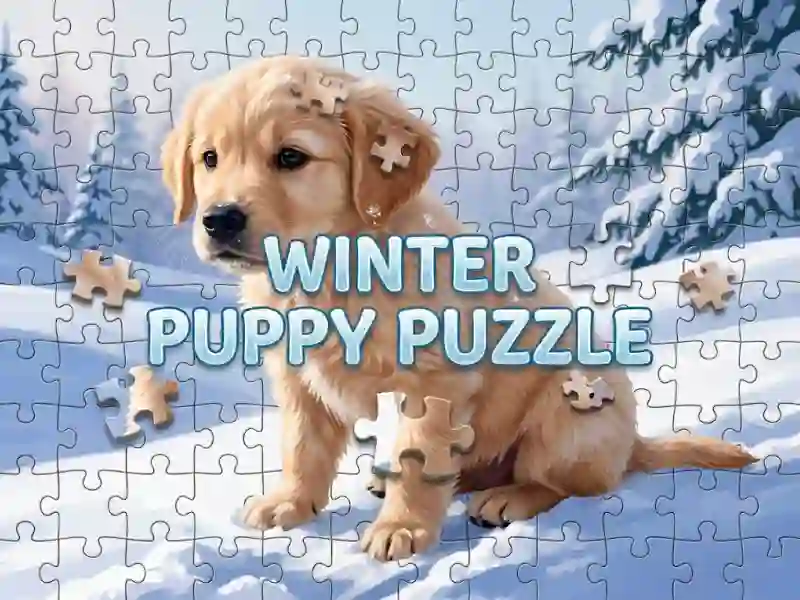 Logħba Winter Pets Puzzle onlajn