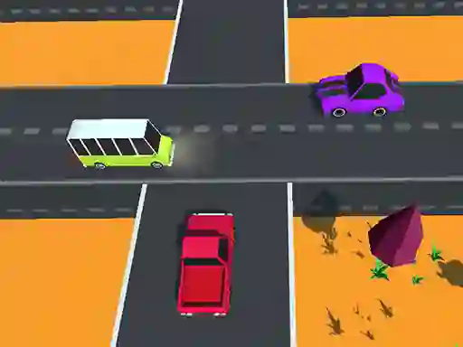 Logħba Highway Cross Crazzy Traffic onlajn
