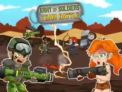 Logħba Army of soldiers: Team Battle onlajn