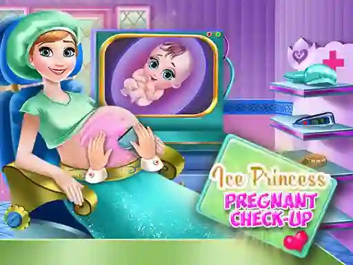 Logħba Ice Princess Pregnant Check Up onlajn