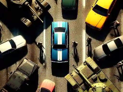 Logħba GTA Car Rush onlajn