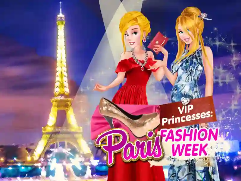 Logħba VIP Princesses: Paris Fashion Week onlajn