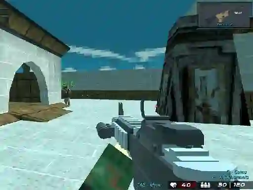 Logħba Blocky Shooting Arena 3d Pixel Combat onlajn