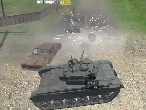Logħba Tank Shooting Simulator onlajn