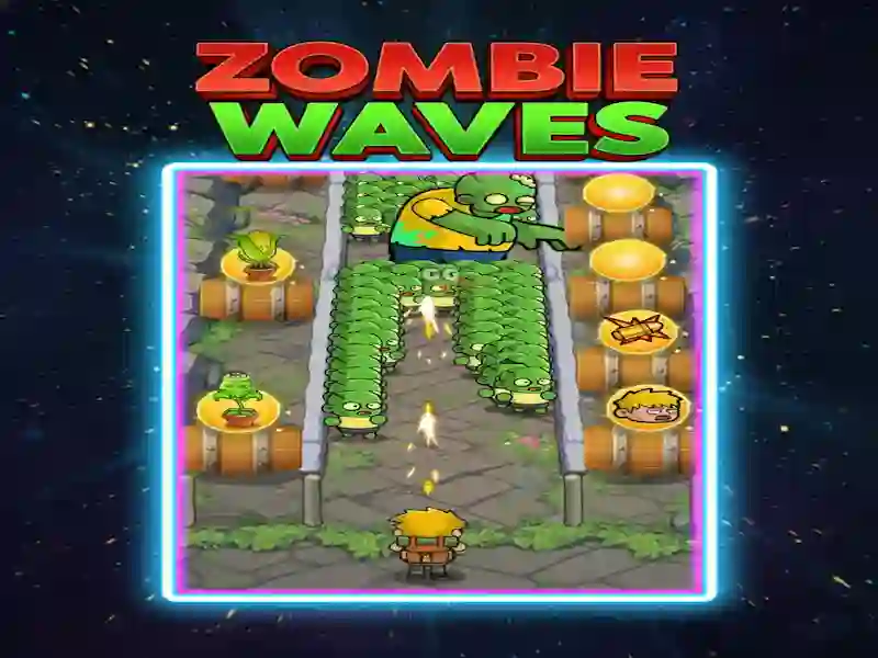 Logħba Zombie Waves onlajn