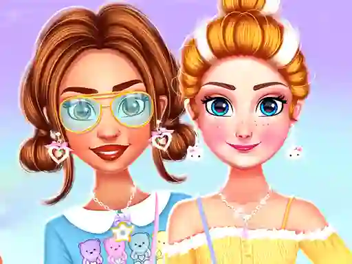 Logħba BFF Lovely Kawaii Outfits onlajn