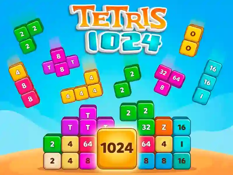 Logħba Tetris 1024 onlajn