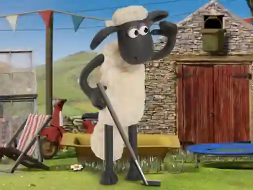 Logħba Shaun The Sheep Baahmy Golf onlajn