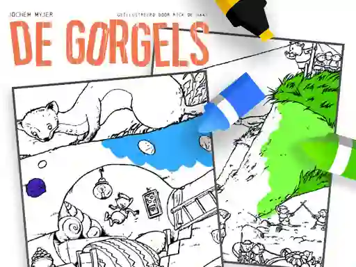 Logħba Coloring Gorgels onlajn