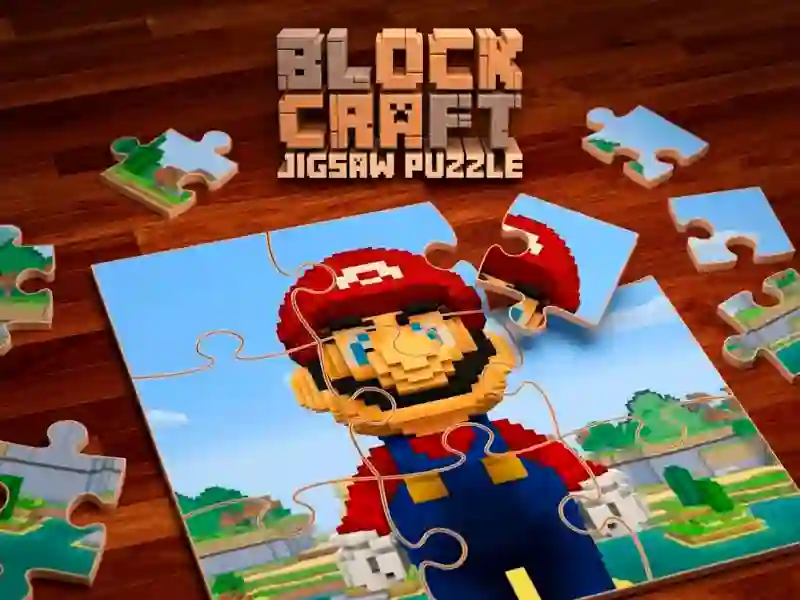Logħba Block Craft Jigsaw Puzzle onlajn