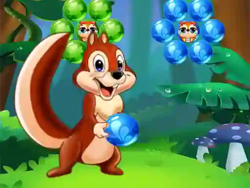 Logħba Bubbles Shooter Squirrel onlajn