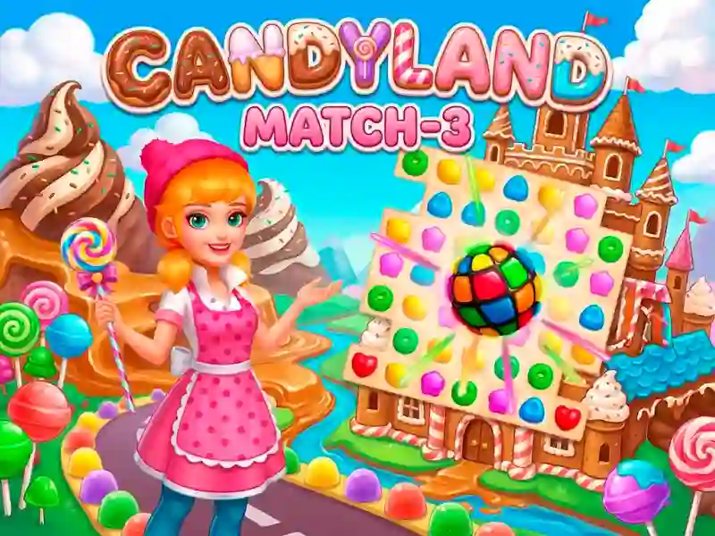 Logħba Candyland: Match-3 onlajn