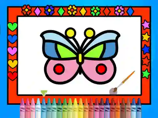 Logħba Color and Decorate Butterflies onlajn