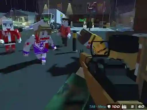 Logħba GunGame 24 Pixel onlajn