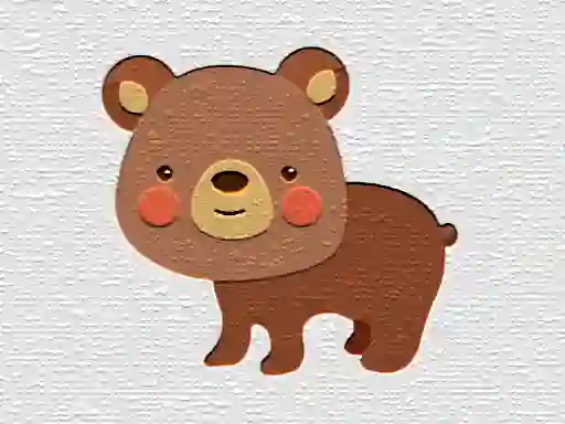 Logħba Cartoon Bear Puzzle onlajn