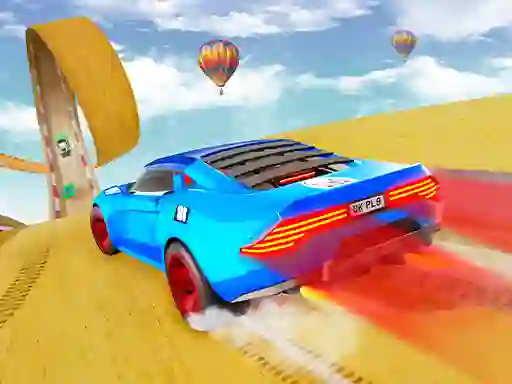 Logħba Mega Ramp Car Stunts onlajn