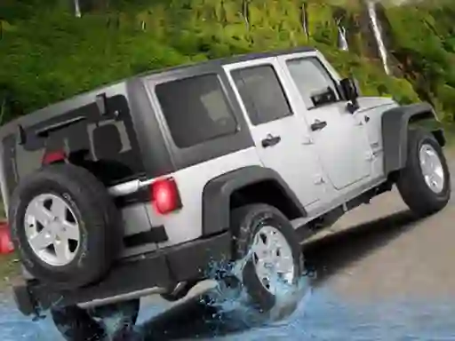 Logħba 4x4 Passenger Jeep Driving game 3D onlajn