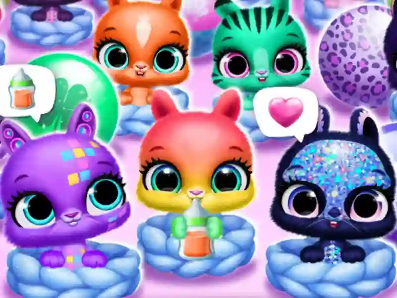 Logħba Hatch Cute Bunnies onlajn