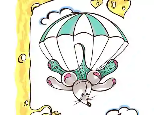 Logħba Cute Animals Sky Fall onlajn