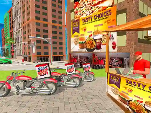 Logħba Pizza Delivery Boy Simulation onlajn