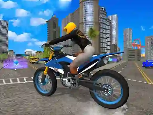 Logħba City Bike Stunt Racing onlajn