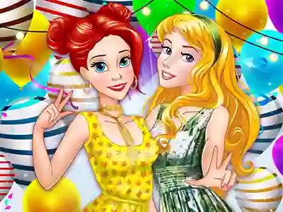 Logħba Best Party Outfits for Princesses onlajn