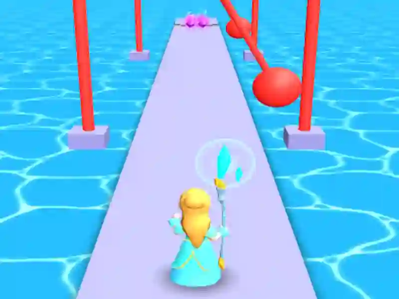 Logħba Frozen Race 3D onlajn