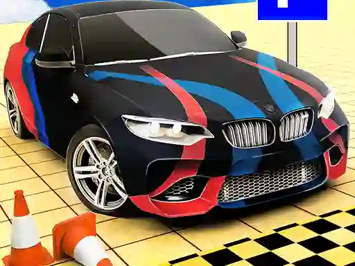 Logħba Realistic car Parking onlajn