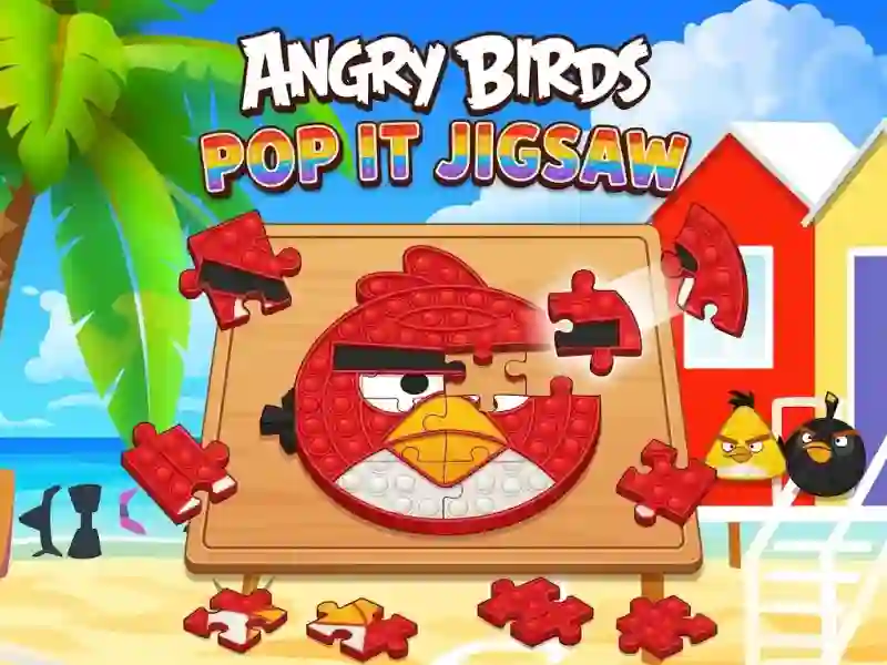 Logħba Angry Birds Pop It Jigsaw onlajn