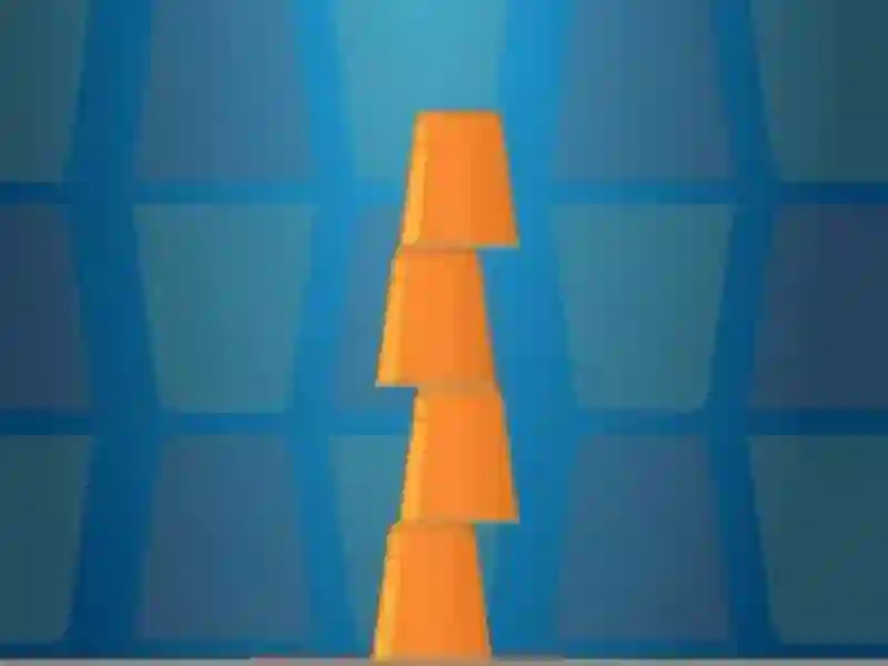 Logħba Cups Tower Builder onlajn