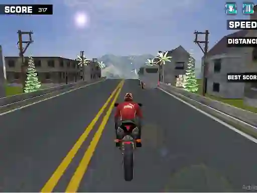 Logħba Highway Rider Motorcycle Racer onlajn