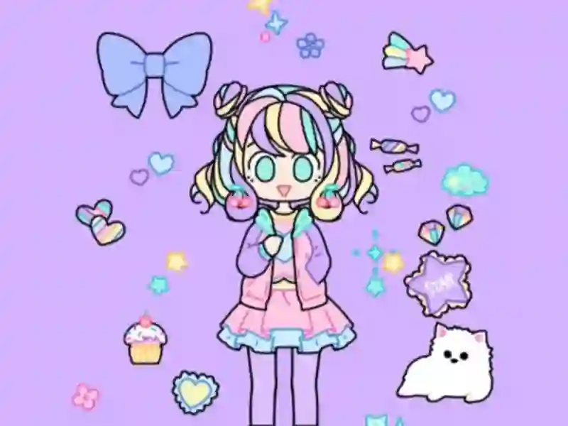 Logħba Pastel Girl Dress Up onlajn