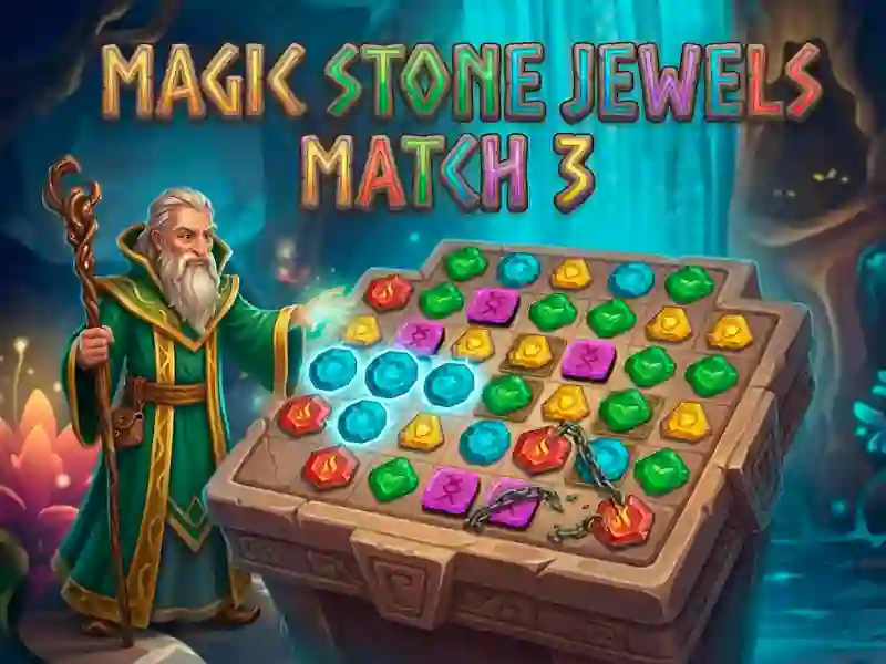 Logħba Magic Stone Jewels Match 3 onlajn