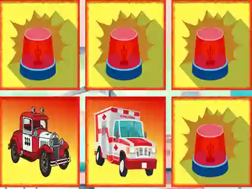 Logħba Emergency Trucks Memory onlajn