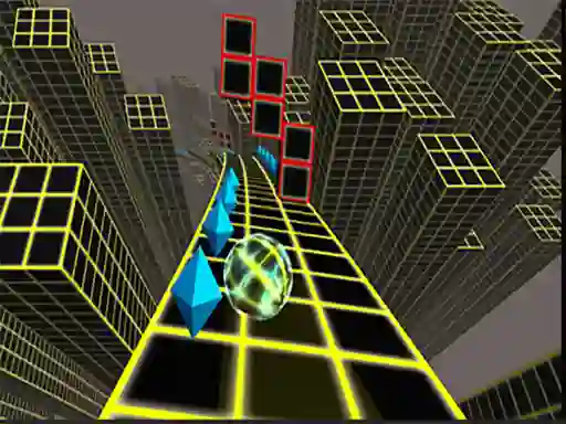 Logħba Rolling Ball 3d onlajn