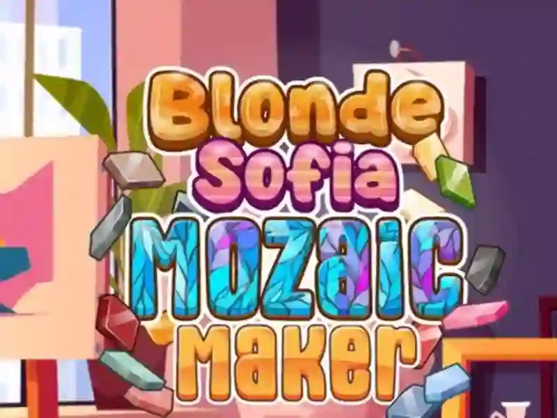 Logħba Blonde Sofia: Mozaic Maker onlajn