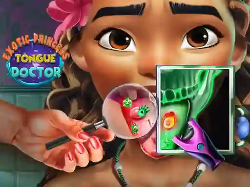 Logħba Exotic Princess Tongue Doctor onlajn