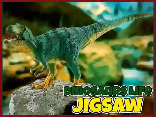 Logħba Dinosaurs Life Jigsaw onlajn